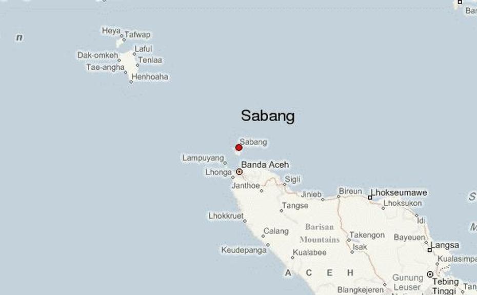 Pulau Sabang, Aceh Indonesia, Location Guide, Sabang, Indonesia