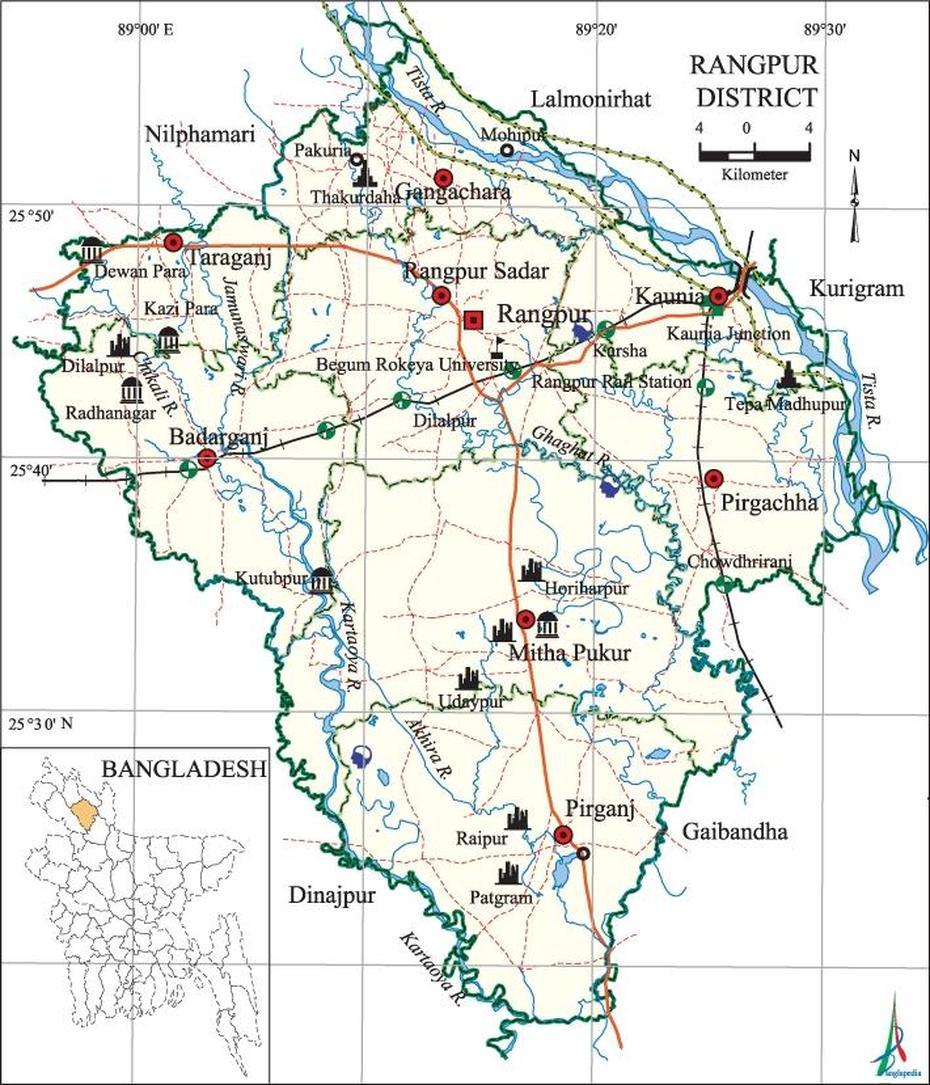 Rangpur District – Banglapedia, Rangapukur, Bangladesh, Dhaka, Bangladesh Country