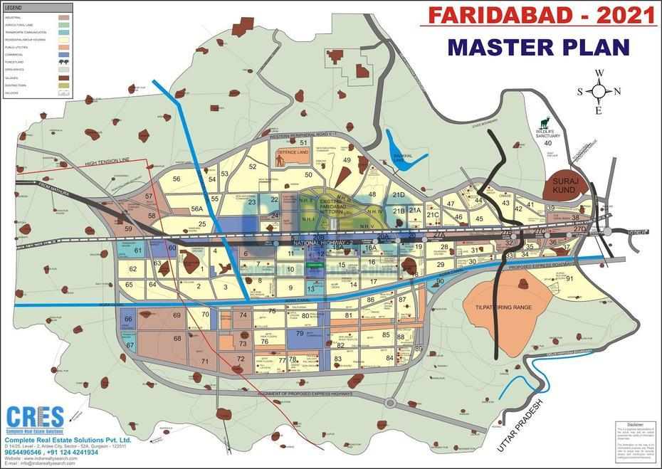 Tata Housing: Faridabad-Map, Farīdābād, India, Farīdābād, India