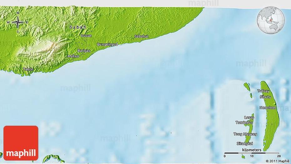 Turtle Island Philippines, Balabac  Strait, Physical, Sibutu, Philippines