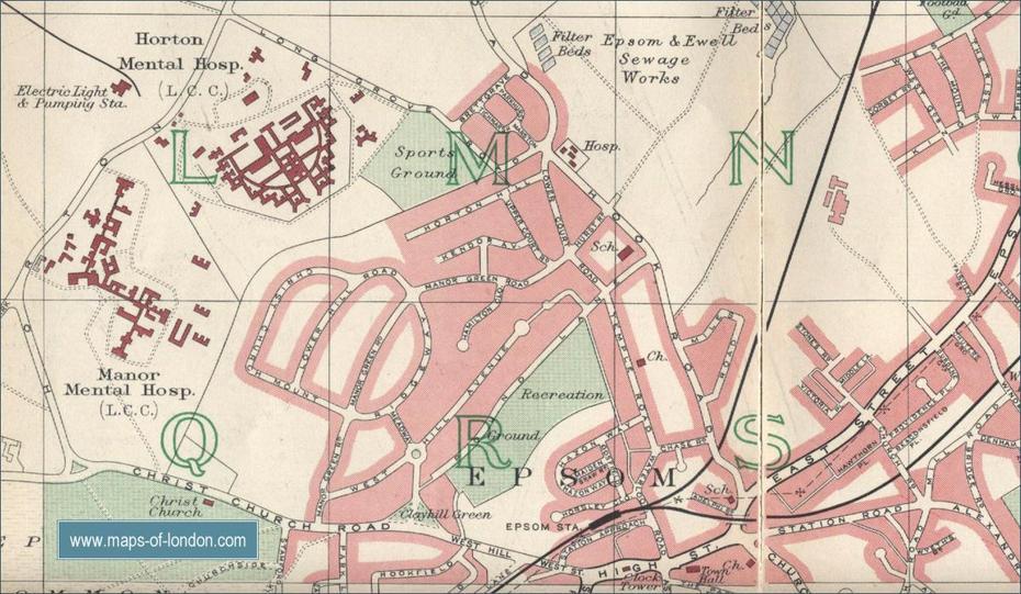 United Kingdom Location, Driving  Of United Kingdom, London, Epsom, United Kingdom