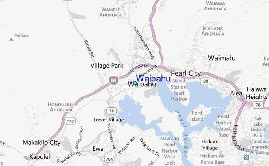 Waipahu Tide Station Location Guide, Waipahu, United States, Mililani, Kihei