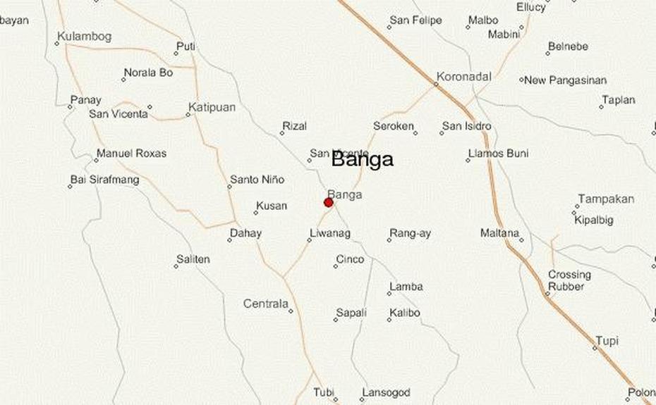 Banga Location Guide, Bañga, Philippines, Philippines Powerpoint Template, Philippines Road