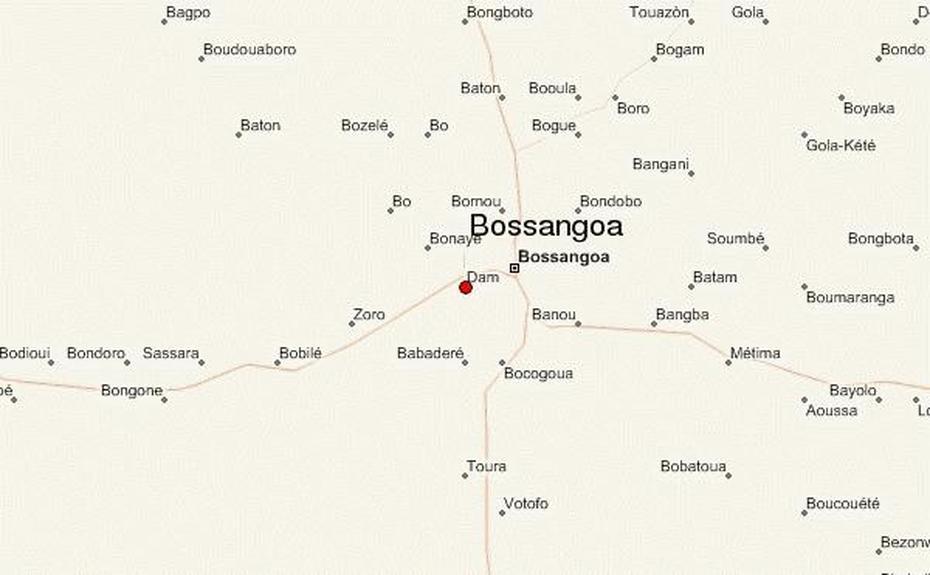 Bossangoa Location Guide, Bossangoa, Central African Republic, Central African Republic Flag, Central Africa  Labeled