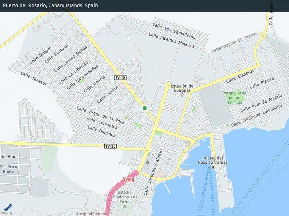 Callejero De Puerto Del Rosario | Plano Y Mapa. Trafico En Directo, Puerto Del Rosario, Spain, Rosario Islands, Fuerteventura  Capital
