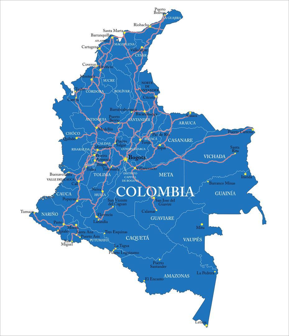 Colombia  Geography, Colombia River, Motherland, Guachavés, Colombia