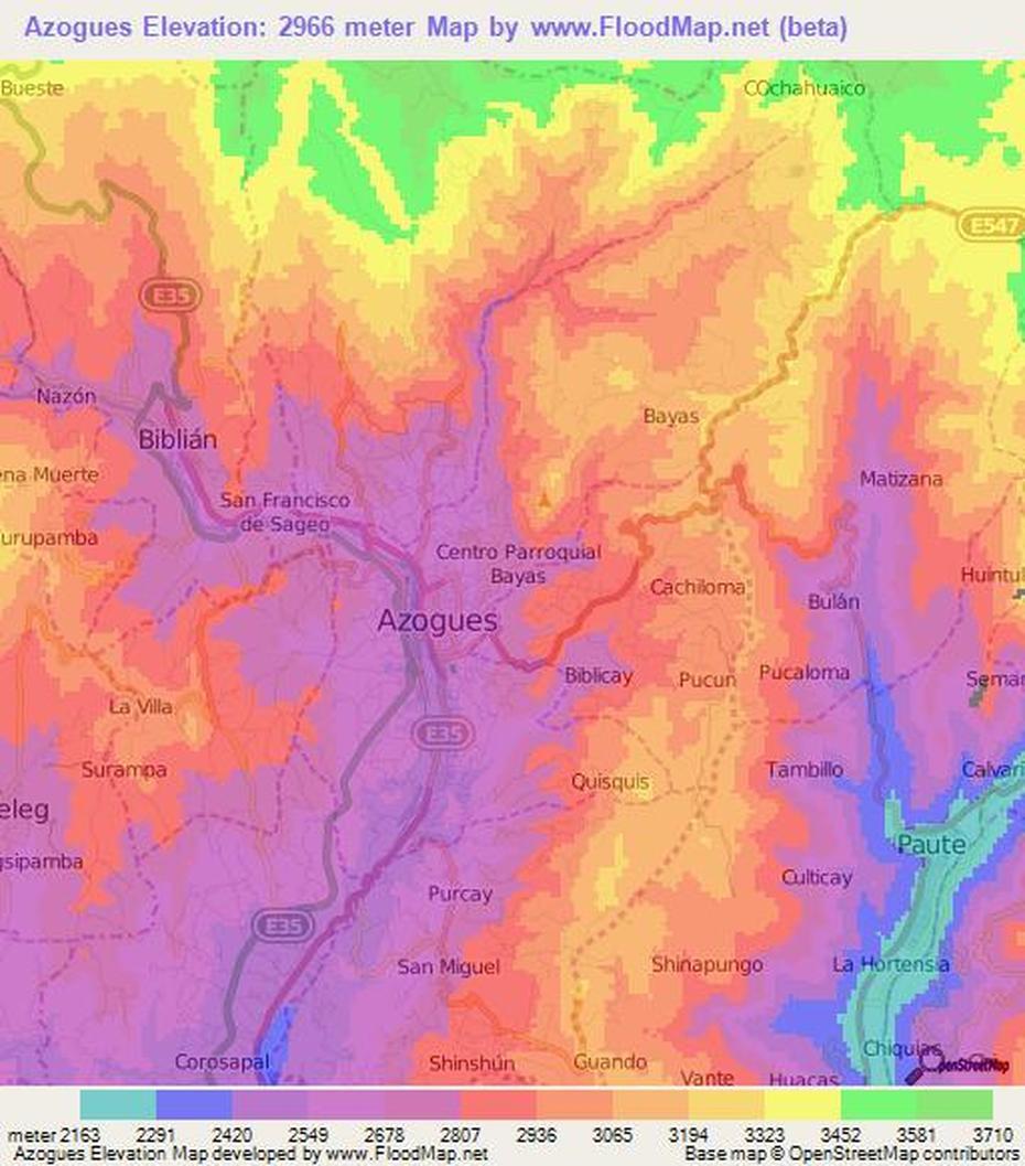 Guayaquil- Ecuador, A De Ecuador, Topography, Azogues, Ecuador