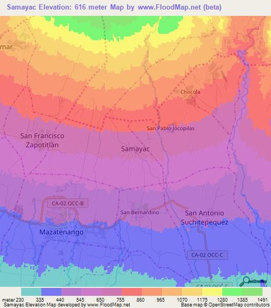 Huehuetenango Guatemala, Quetzaltenango Guatemala, Topography, Samayac, Guatemala