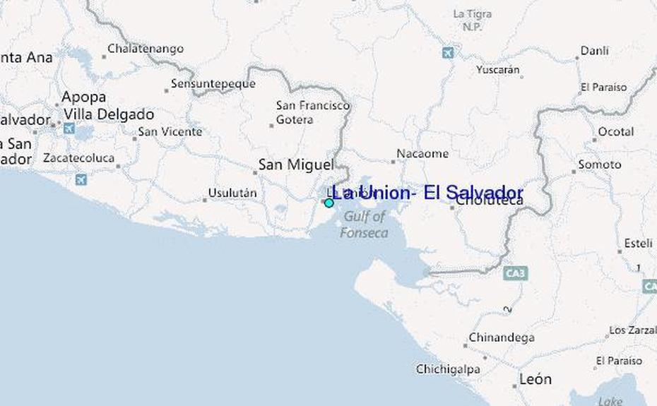 La Union, El Salvador Tide Station Location Guide, La Unión, El Salvador, San Miguel El Salvador, La Libertad El Salvador