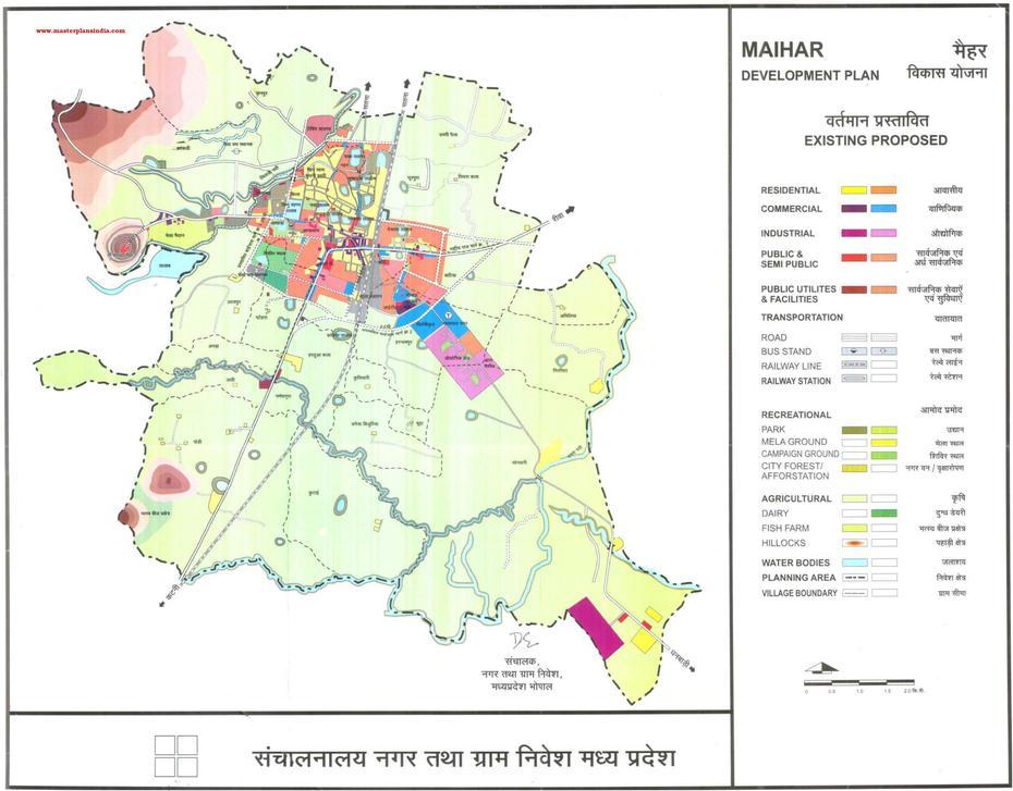 Maihar Master Plan Map Pdf Download – Master Plans India, Maihar, India, Maihar Devi, Sharda  Devi