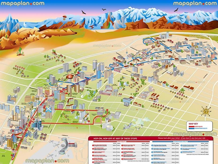 Map Of Las Vegas Strip 2014 Printable | Printable Maps, Las Vegas, United States, Las Vegas Interactive, Las Vegas City