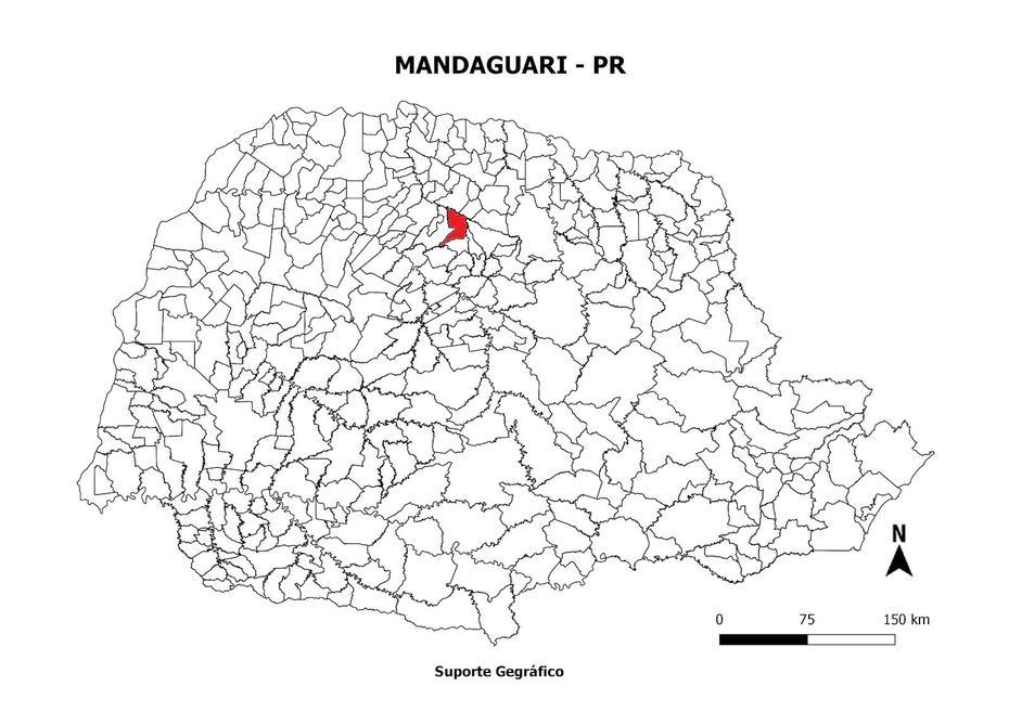 Mapa De Mandaguari – Pr | Suporte Geografico, Mandaguari, Brazil, Brazil City, Brazil  Kids