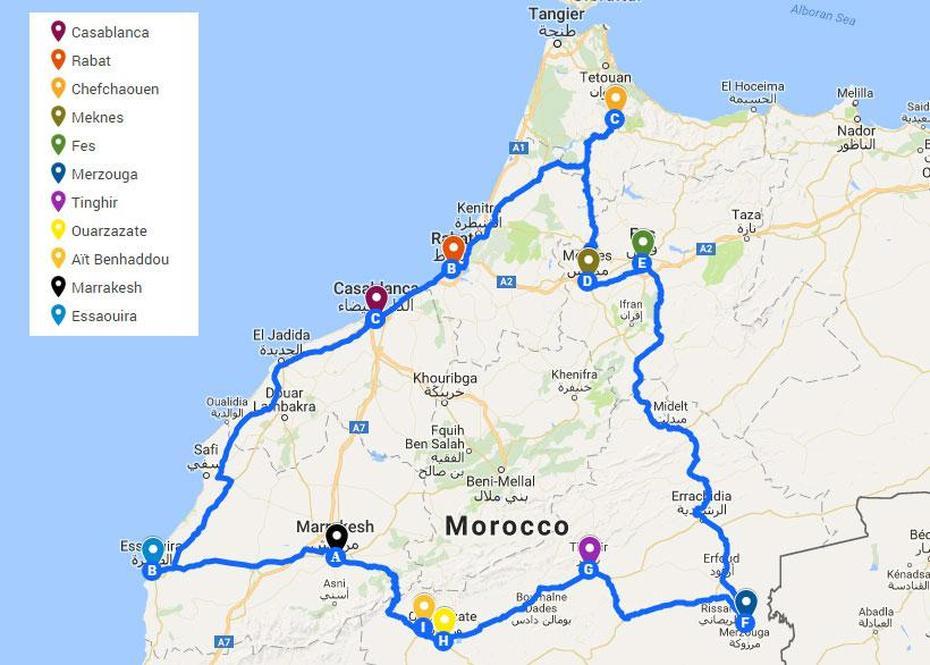 Morocco – Fifteen Days Itinerary | Travel On The Dollar, Tineghir, Morocco, Morocco Train, Medieval Morocco