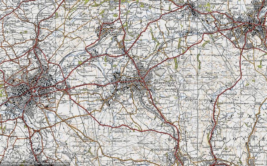 Old Maps Of Accrington, Lancashire – Francis Frith, Accrington, United Kingdom, Miele  Abingdon, Abingdon  School