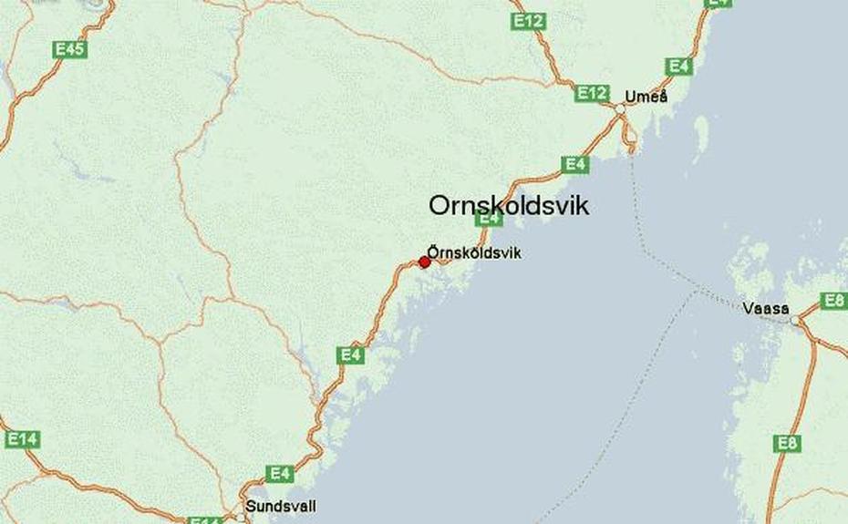 Ornskoldsvik Location Guide, Örnsköldsvik, Sweden, Sweden  Europe, Detailed  Sweden