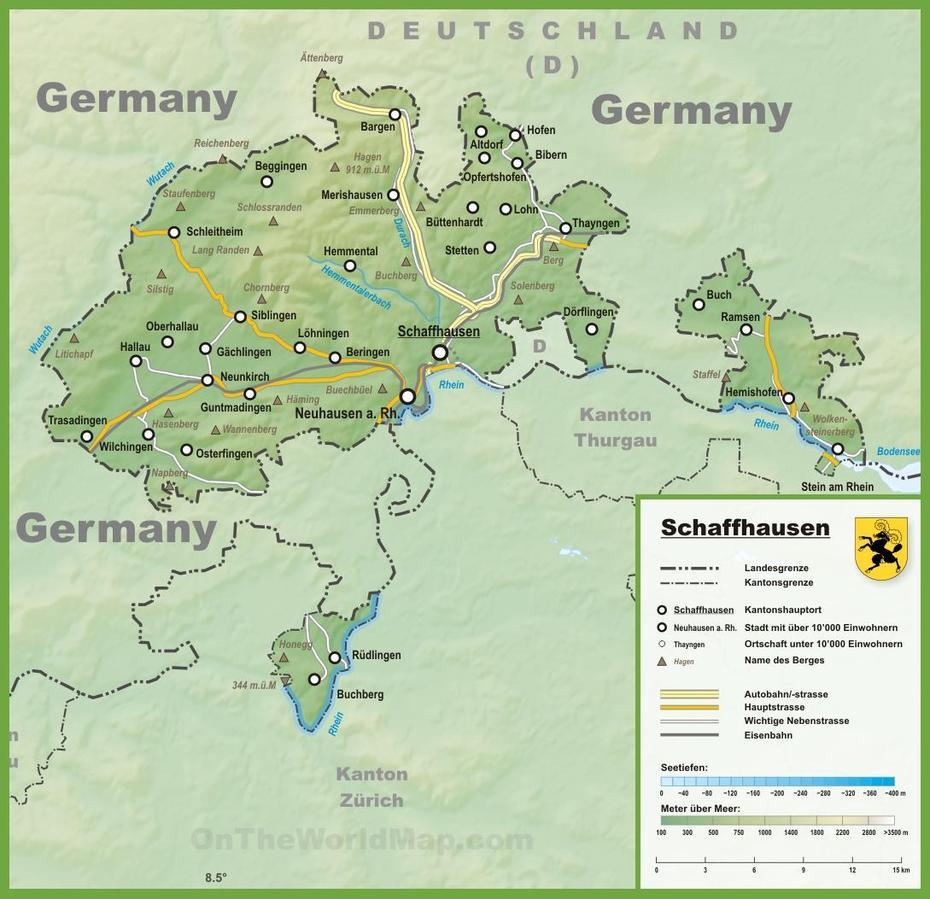 Rhine Falls, Rhine Falls Schaffhausen, Schaffhausen , Schaffhausen, Switzerland