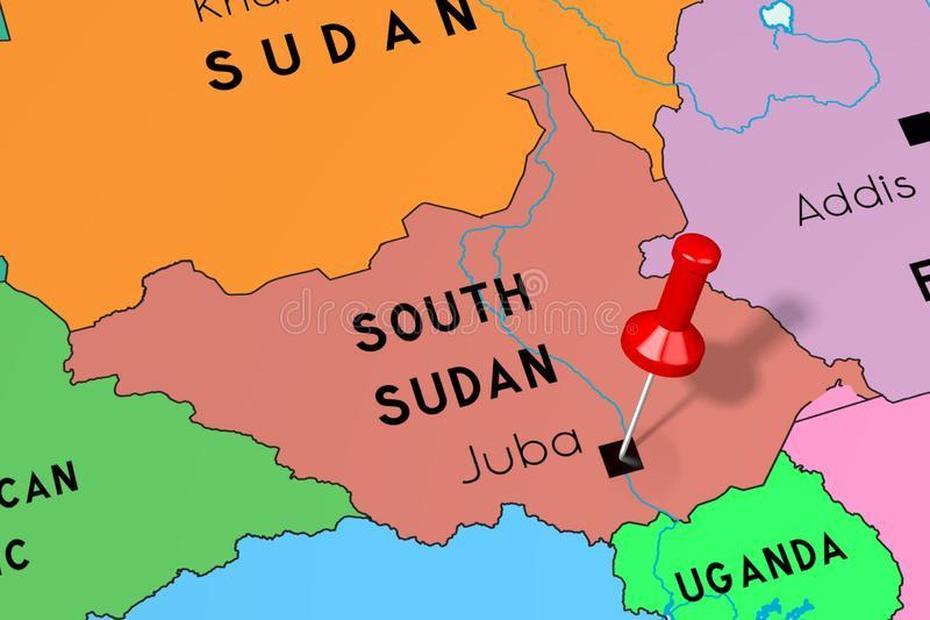South Sudan Location, Southern Sudan, Capital City, Juba, South Sudan