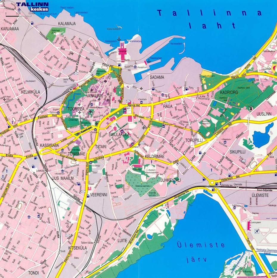 Tallinn Map – Detailed City And Metro Maps Of Tallinn For Download …, Tallinn, Estonia, Of Tallinn, Tallinn City