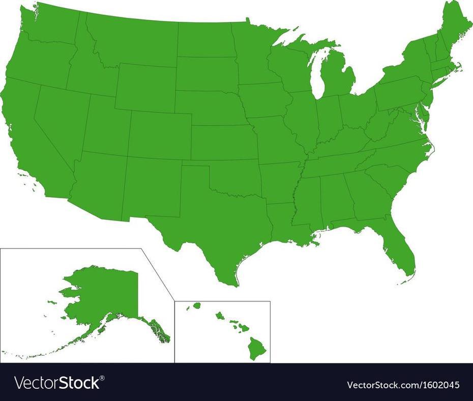 United States  Transparent Background, United States  No Background, Vectorstock, Green, United States