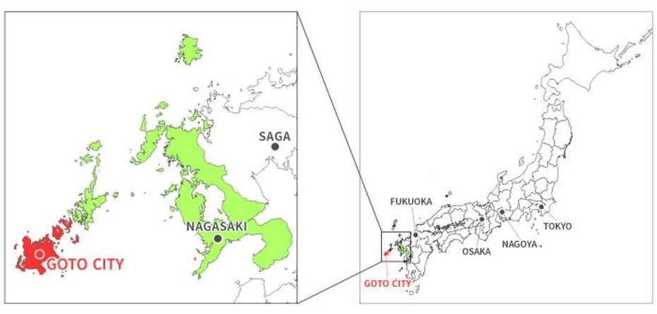 How To Access To Goto City| , Gotō, Japan, Japan  Easy, Matsuyama Green  Jacket