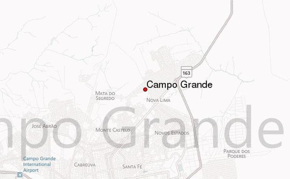 Campo Grande Location Guide, Campo Grande, Brazil, Bonito Brazil, Campo California