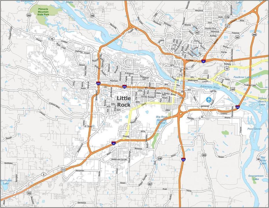 Capital Hotel Little Rock Ar, Little Rock Ar Street, Gis Geography, Little Rock, United States