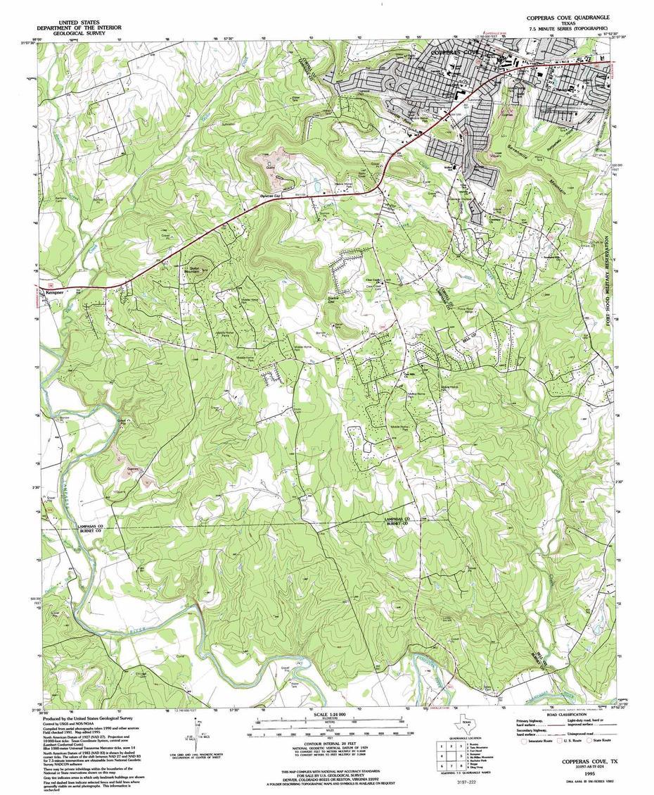 Copperas Cove Topographic Map, Tx – Usgs Topo Quad 31097A8, Copperas Cove, United States, Copperas Cove City Park, Copperas Cove Weather