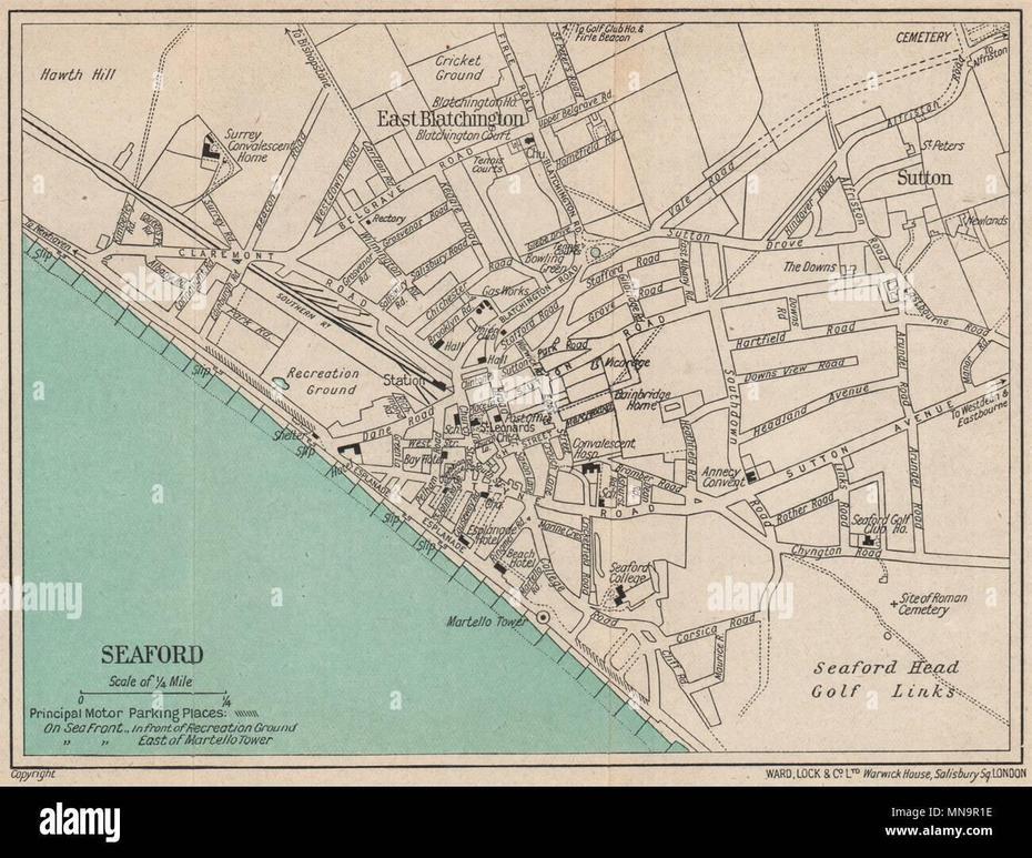 Cromer  Promenade, Norfolk Uk Location, City Plan, Seaford, United Kingdom