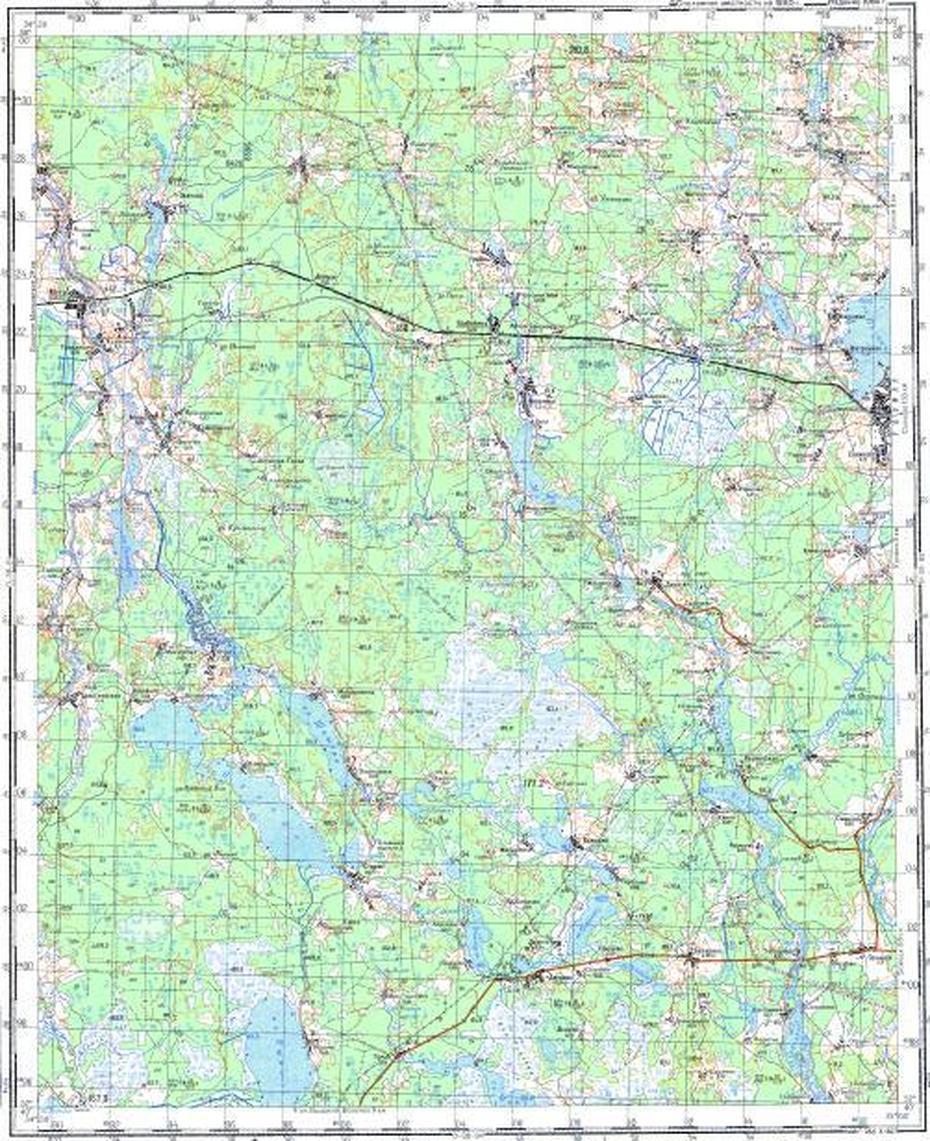 Download Topographic Map In Area Of Udomlya – Mapstor, Udomlya, Russia, Show  Of Russia, Modern Russia