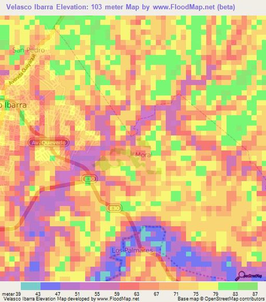 Elevation Of Velasco Ibarra,Ecuador Elevation Map, Topography, Contour, Velasco Ibarra, Ecuador, Obras Jose Maria Velasco Ibarra, Colegio Velasco Ibarra