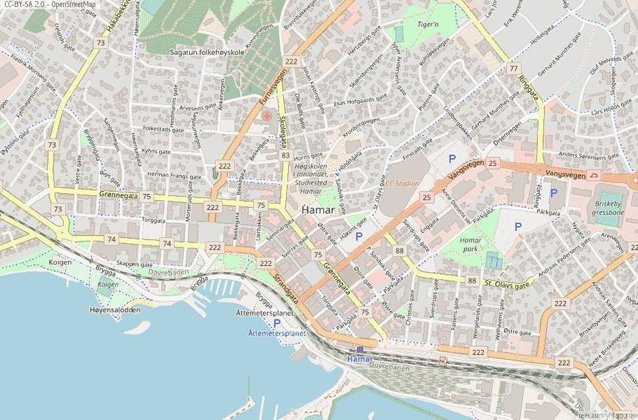 Hamar Map Norway Latitude & Longitude: Free Maps, Hamar, Norway, Haugesund Norway, Oppland Norway