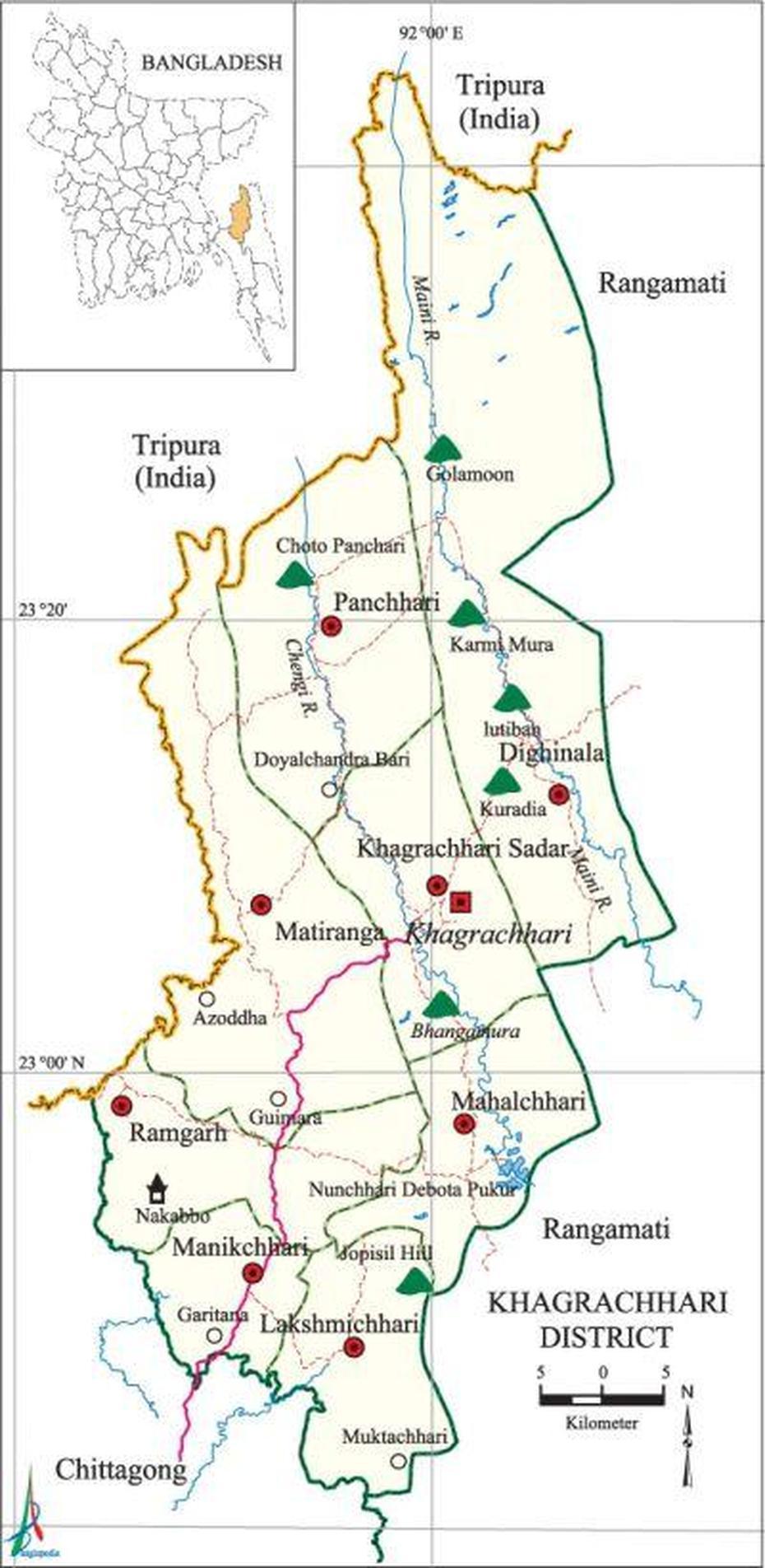 India  Simple, India  With City, Banglapedia, Khāchrod, India