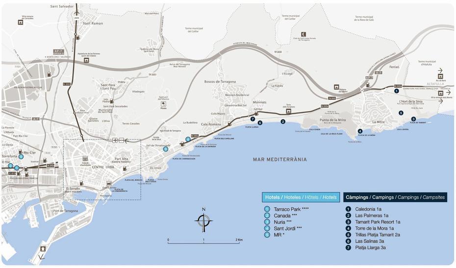 Large Tarragona Maps For Free Download And Print | High-Resolution And …, Tarragona, Philippines, Reus, Salou