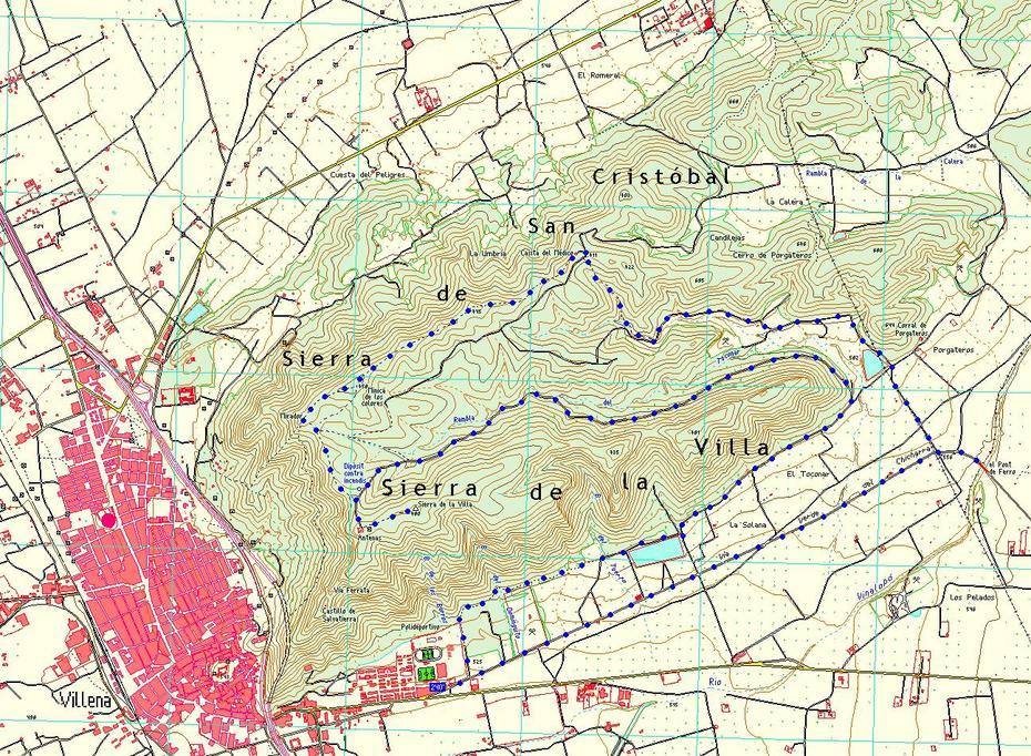 Mapa Guia De Villena, Villena, Spain, Cordoba Spain, Tarifa Spain