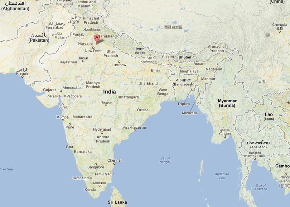 Meerut Map And Meerut Satellite Image, Meerut, India, Meerut City, Kanpur India