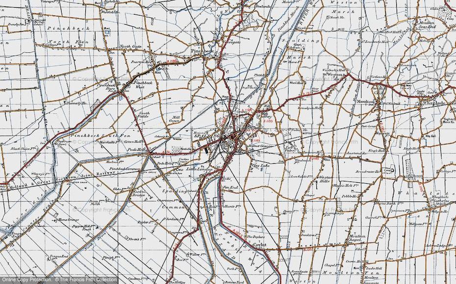 Old Maps Of Spalding, Lincolnshire – Francis Frith, Spalding, United Kingdom, Donington  Lincolnshire, Rock Shox Boxxer  Ultimate