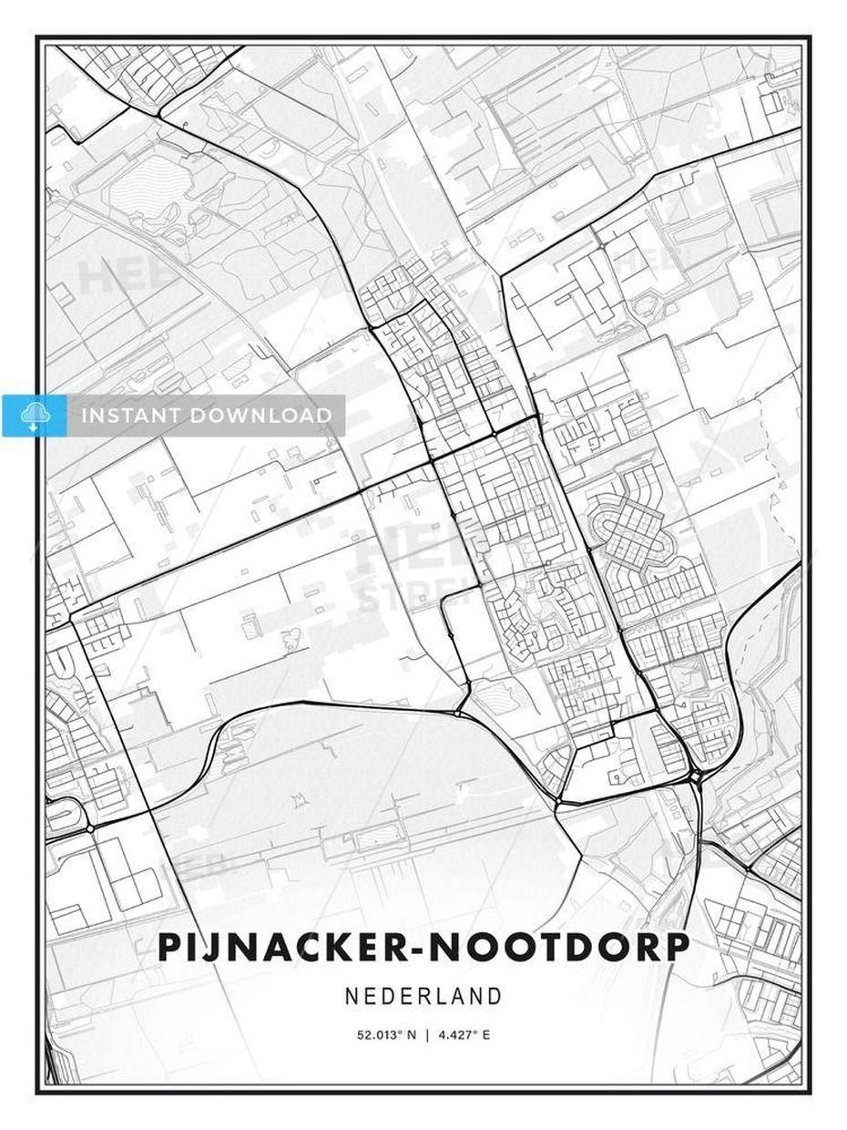 Pijnacker-Nootdorp, Netherlands, Modern Print Template In Various …, Pijnacker, Netherlands, Vlinderboom Pijnacker, Slager Pijnacker