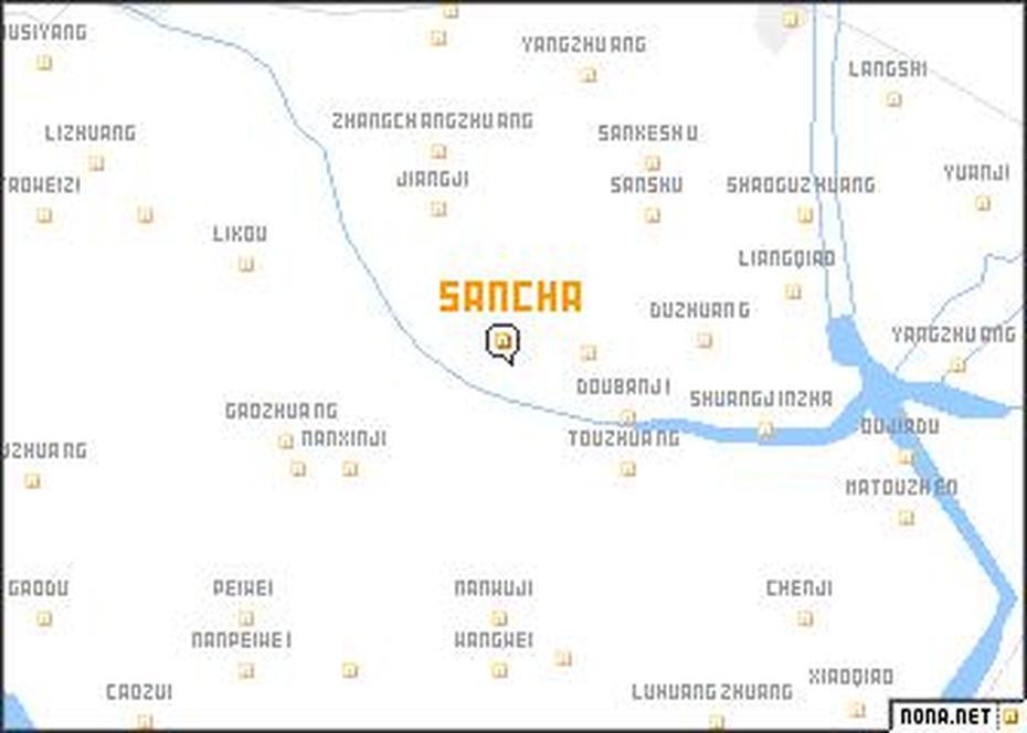 Sancha (China) Map – Nona, Sanchahe, China, China  Svg, Cities In China