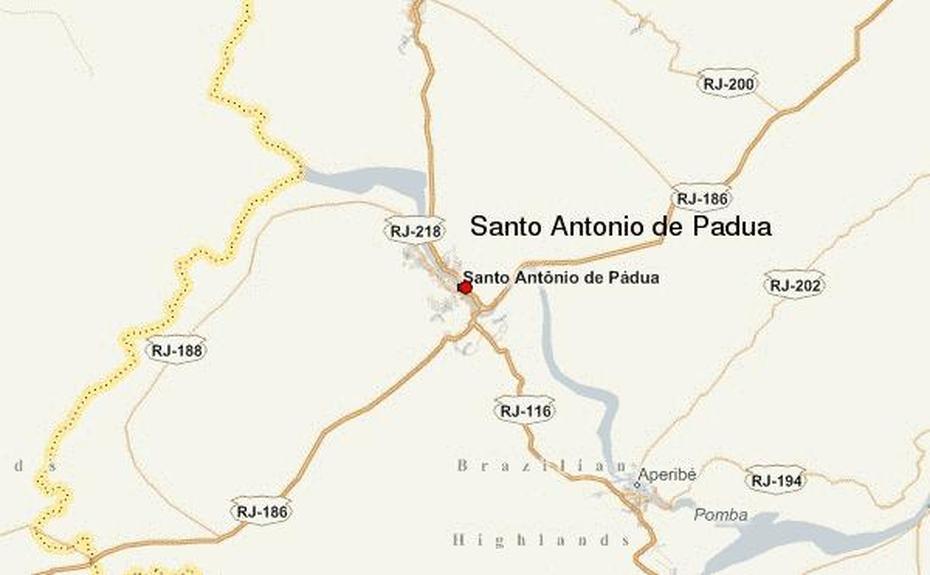 Santo Antonio Portugal, Saint Anthony De Padua, Location Guide, Santo Antônio De Pádua, Brazil