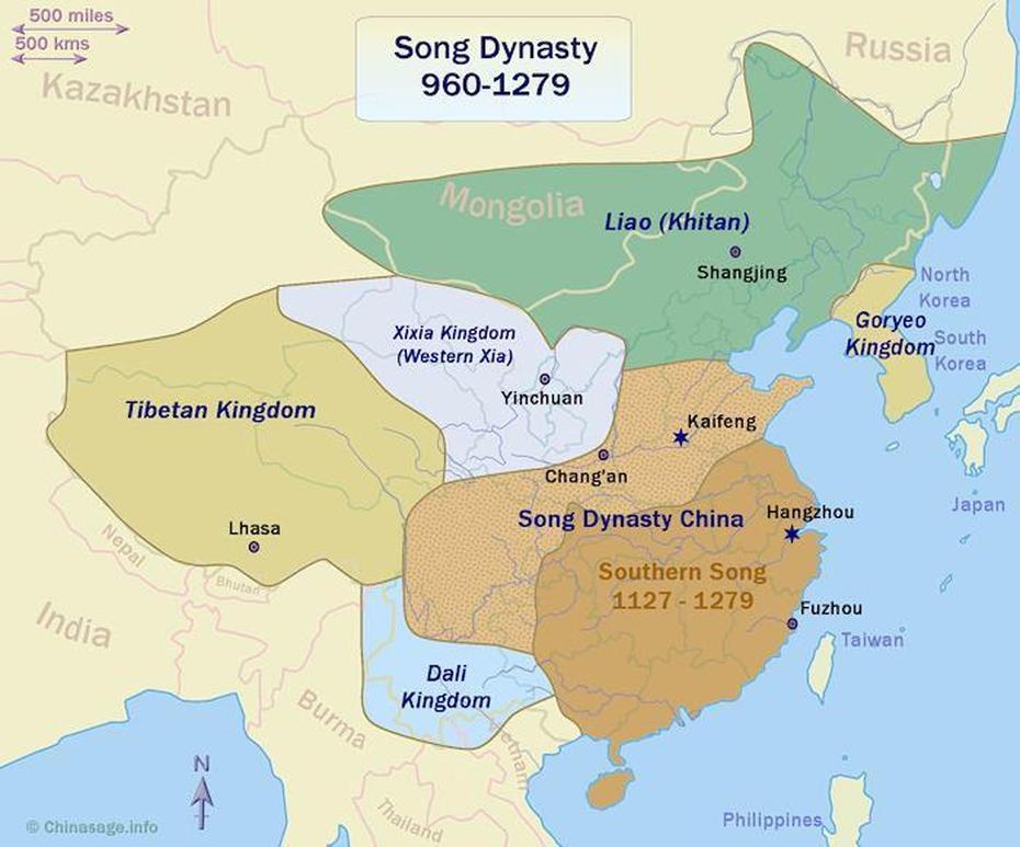 Song Dynasty 960 – 1279, Songcaozhen, China, State  Of Qin, Sung Dynasty