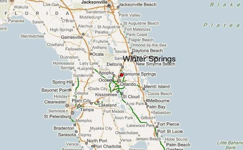 Winter Climate  United States, United States Precipitation, Winter Springs, Winter Springs, United States