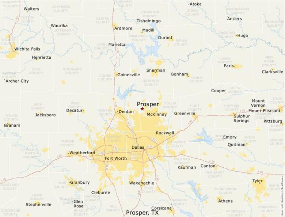 28 Map Of Prosper Texas – Maps Online For You, Prosper, United States, Plano Texas, Prosper Texas Location