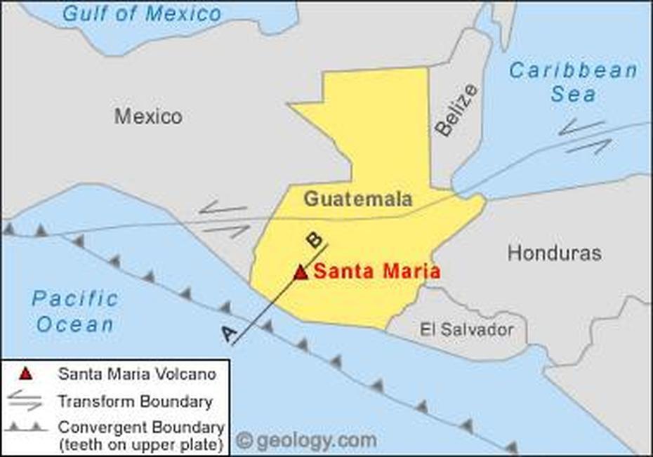 28 Map Of Santa Maria – Online Map Around The World, Santa María Ixhuatán, Guatemala, Santa Maria Crater, Santiaguito  Volcano