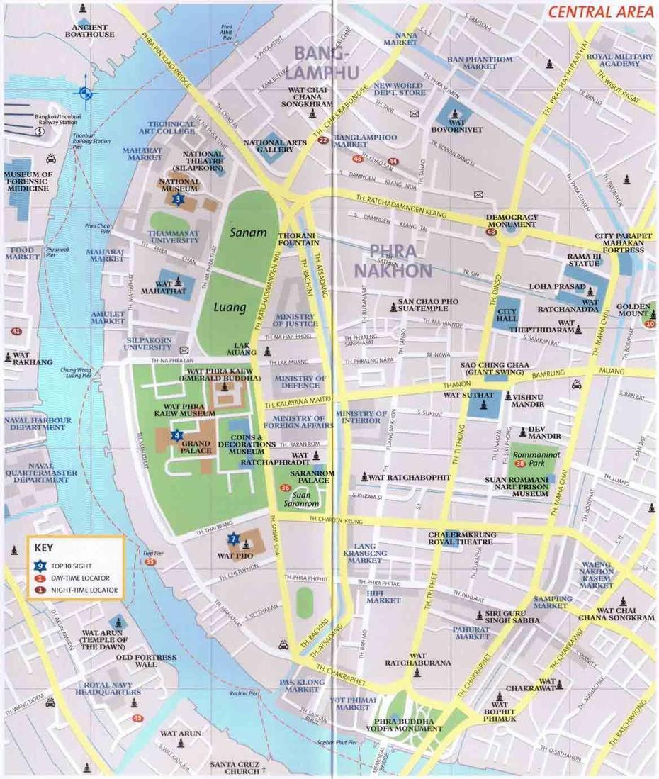 Bangkok Thailand City Map | Thailand Map Guide, Bangkok, Thailand, Best Bangkok Travel, Bangkok Hotels