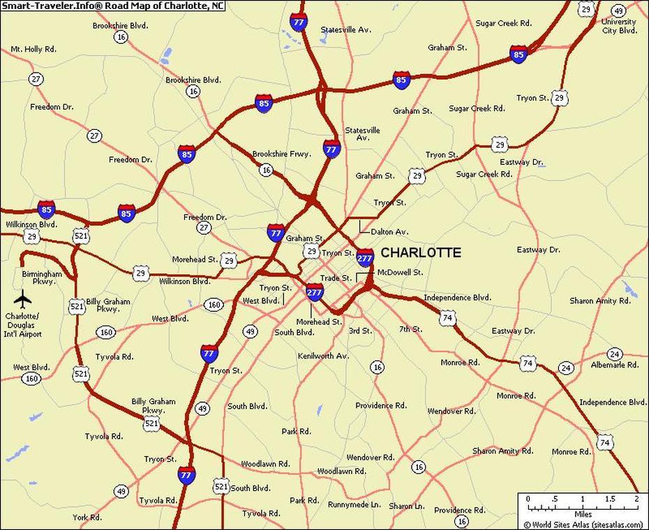 Charlotte Map – Toursmaps, Charlotte, United States, Charlotte Amalie Virgin Islands, Charlotte Nc