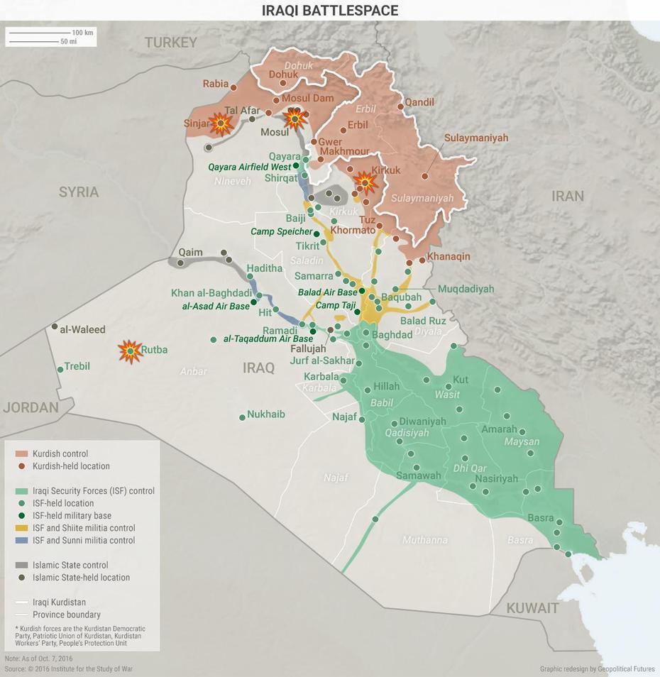 Explaining Mosul In 5 Maps – Geopolitical Futures, Mosul, Iraq, Of Iraq Cities, Fallujah Battle