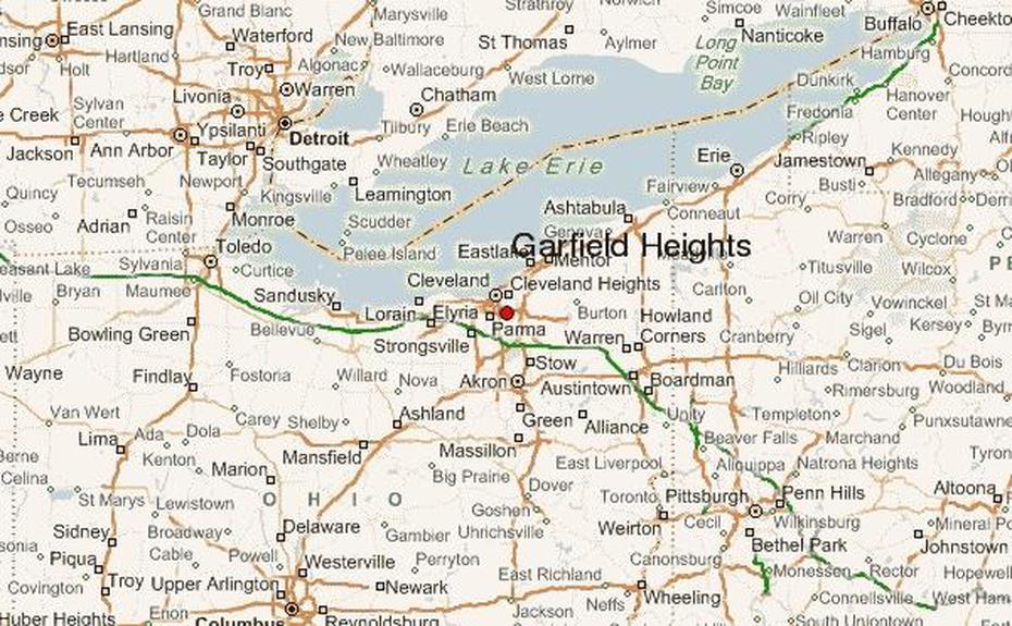 Guia Urbano De Garfield Heights, Garfield Heights, United States, Usa Height, Us Topographic  United States