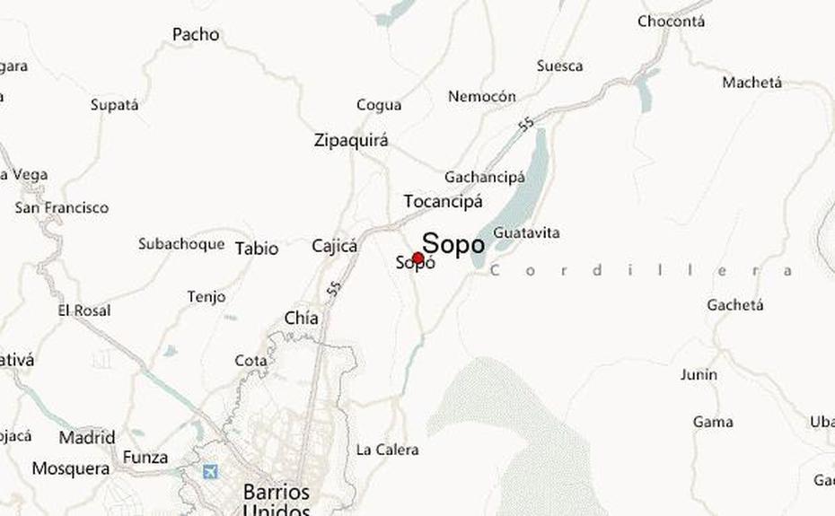 Guia Urbano De Sopo, Sopó, Colombia, Cundinamarca Colombia, Alpina Colombia