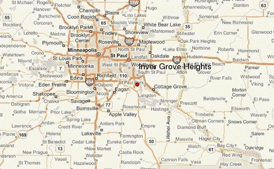 Inver Grove Heights Location Guide, Inver Grove Heights, United States, Inver Grove Heights Mn, Topographic Height