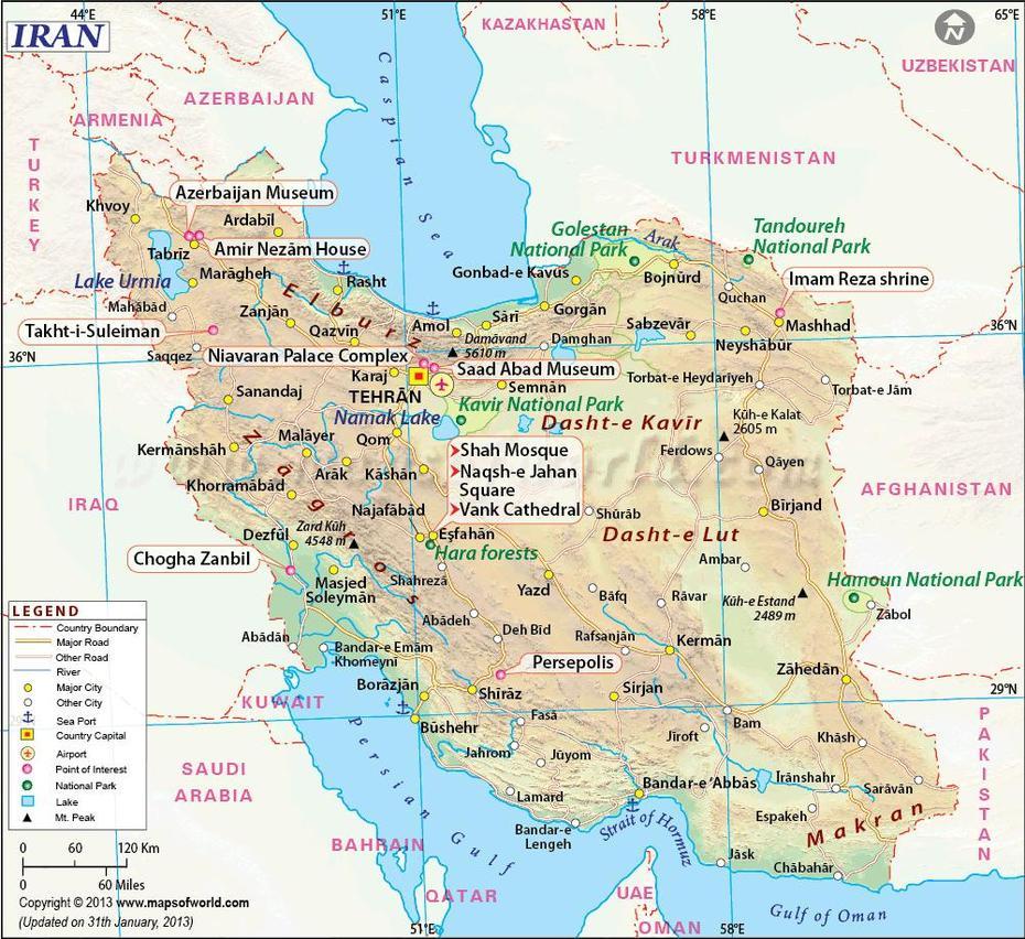 Iran Map | Map Of Iran | Collection Of Iran Maps | Map, Word Map, Iran …, Mīnūdasht, Iran, North Iran, Shiraz Iran